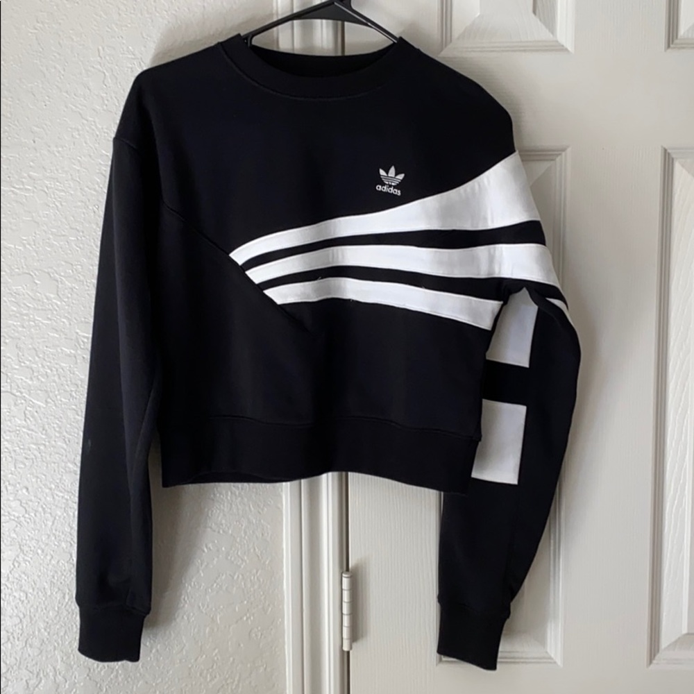 Adidas crop sweatshirt